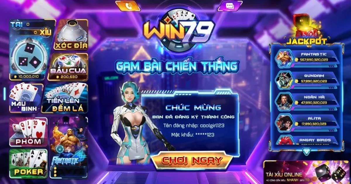 Cổng game bài đổi thưởng Win79